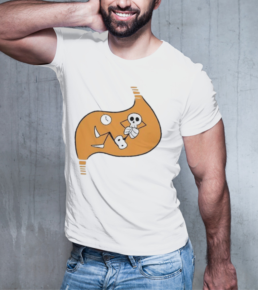 Delicious In Dungeon Meshi Laios Touden Skeleton Relaxing Inside Stomach T-Shirt