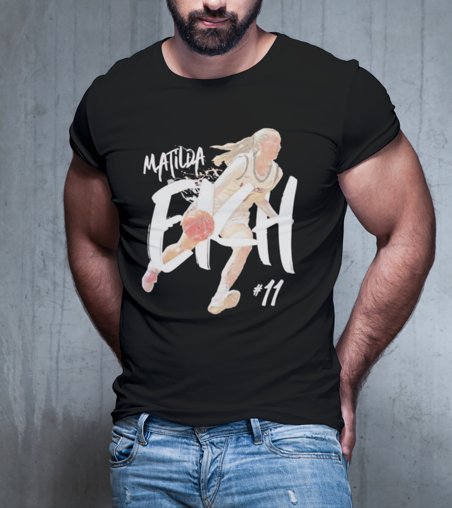 Matilda Ekh #11 Virginia Tech Hokies Basketball Player T-Shirt