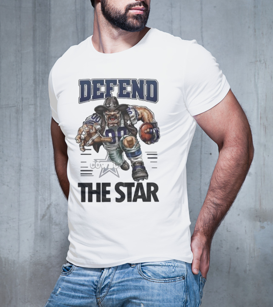 Dallas Cowboys Defend The Star Football Warrior T-Shirt