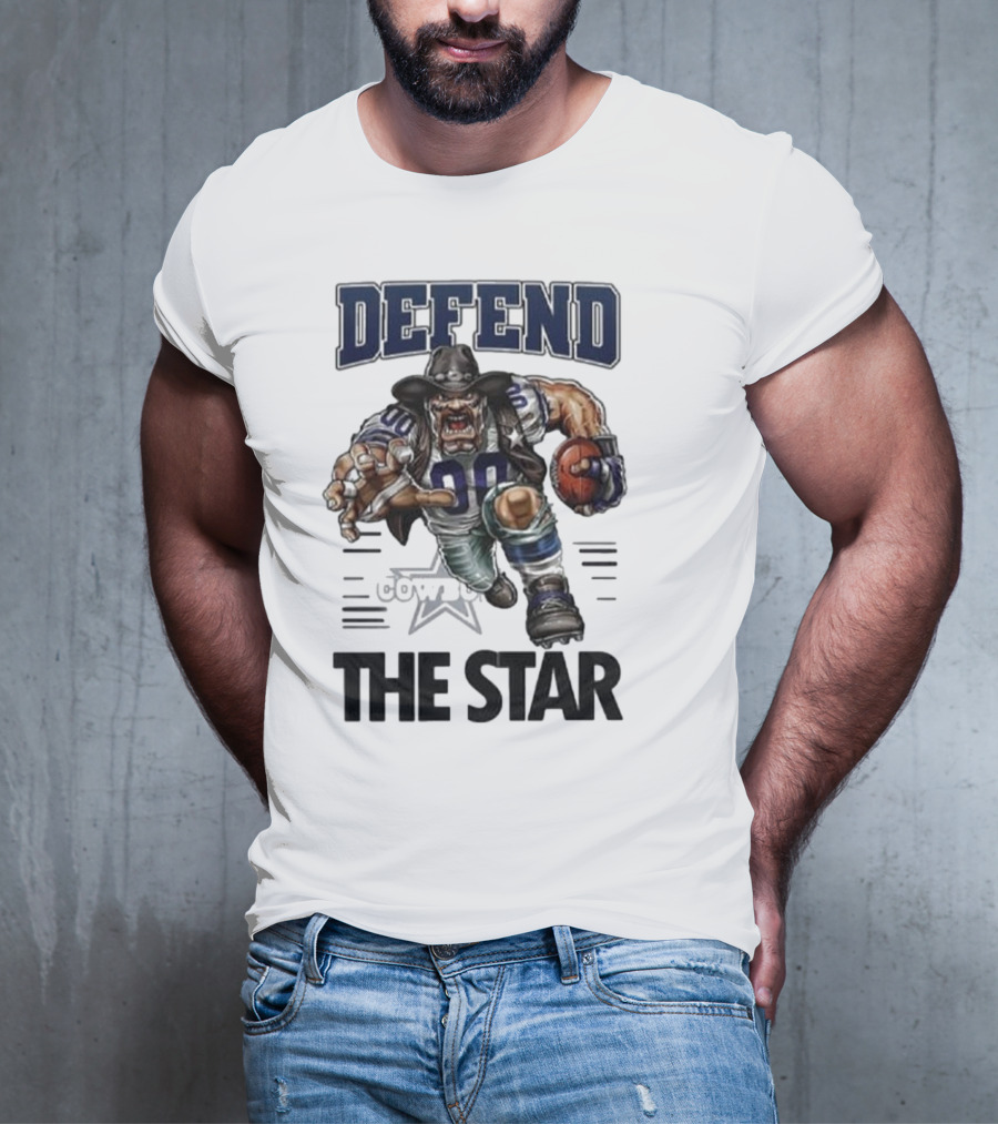Dallas Cowboys Defend The Star Football Warrior T-Shirt