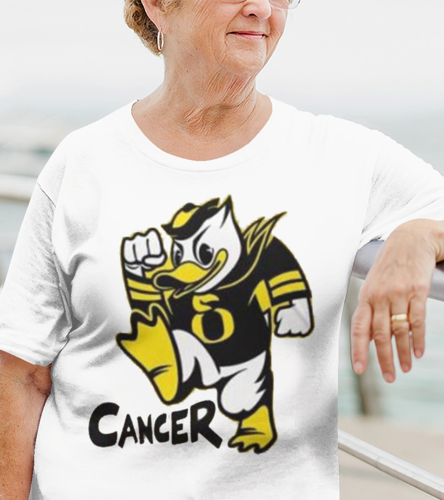 Oregon Ducks Fighting Cancer With Mascot T-Shirt