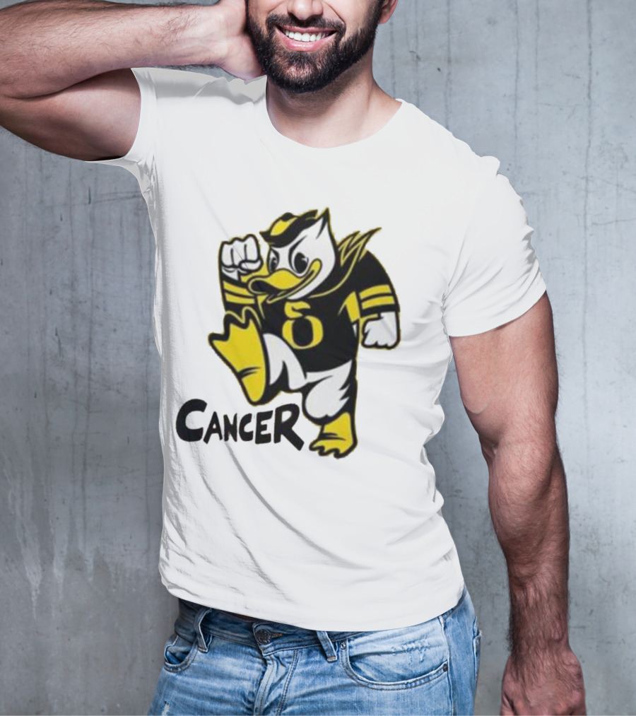 Oregon Ducks Fighting Cancer With Mascot T-Shirt