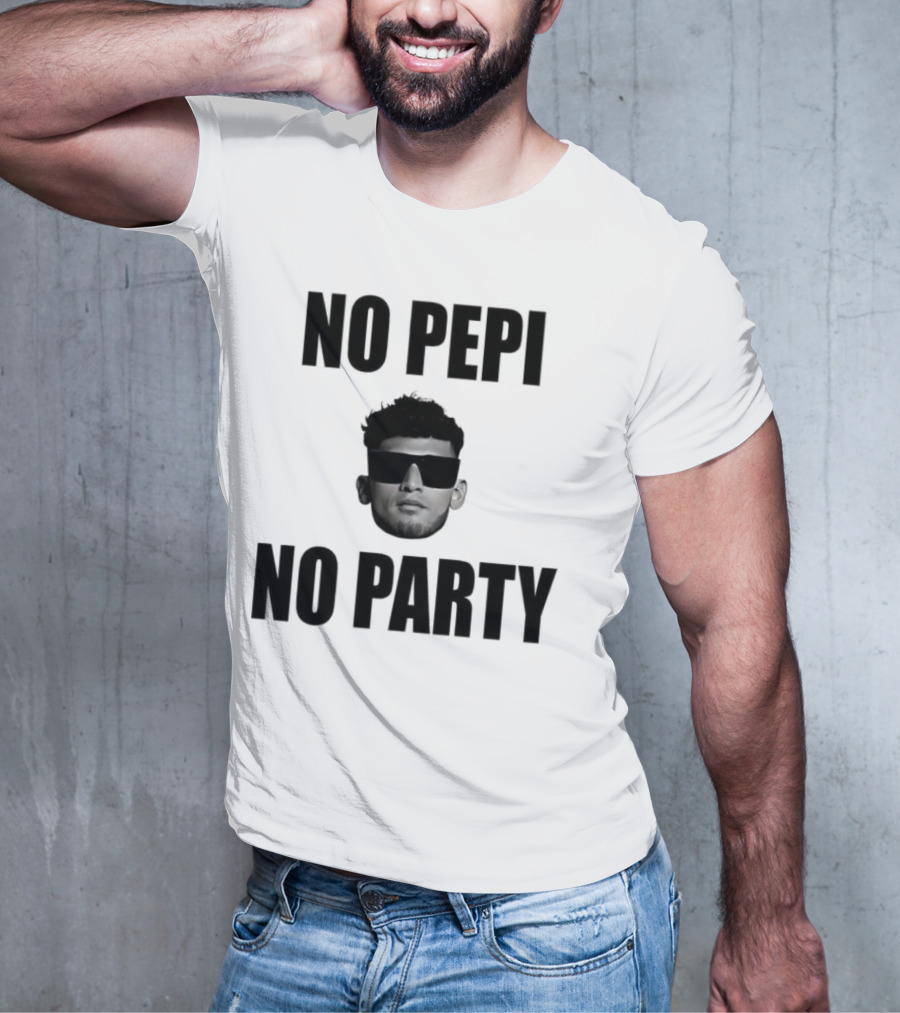 Ricardo Pepi No Pepi No Party Face With Sunglasses T-Shirt