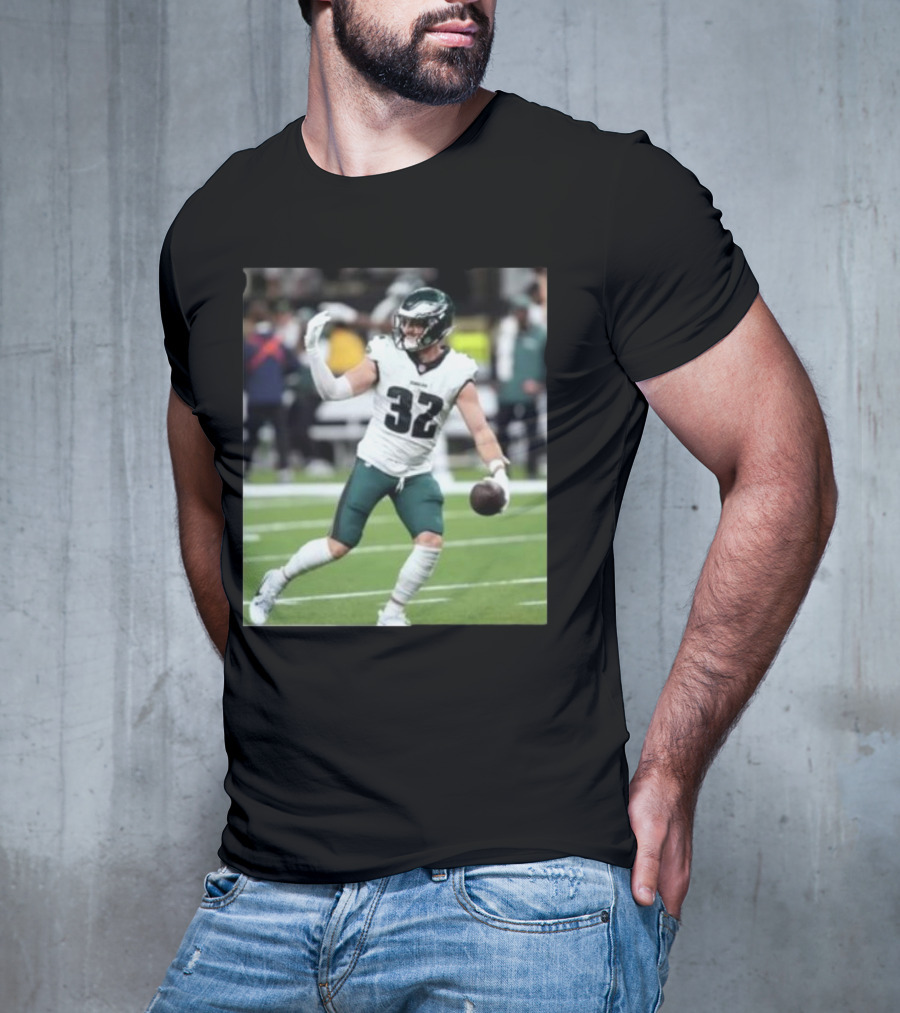 Nick Sirianni Wearing Reed Blankenship Philadelphia Eagles Football Jersey T-Shirt
