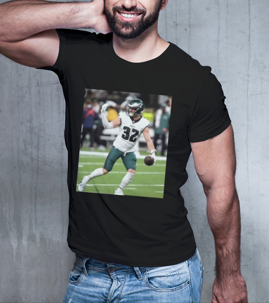 Nick Sirianni Wearing Reed Blankenship Philadelphia Eagles Football Jersey T-Shirt