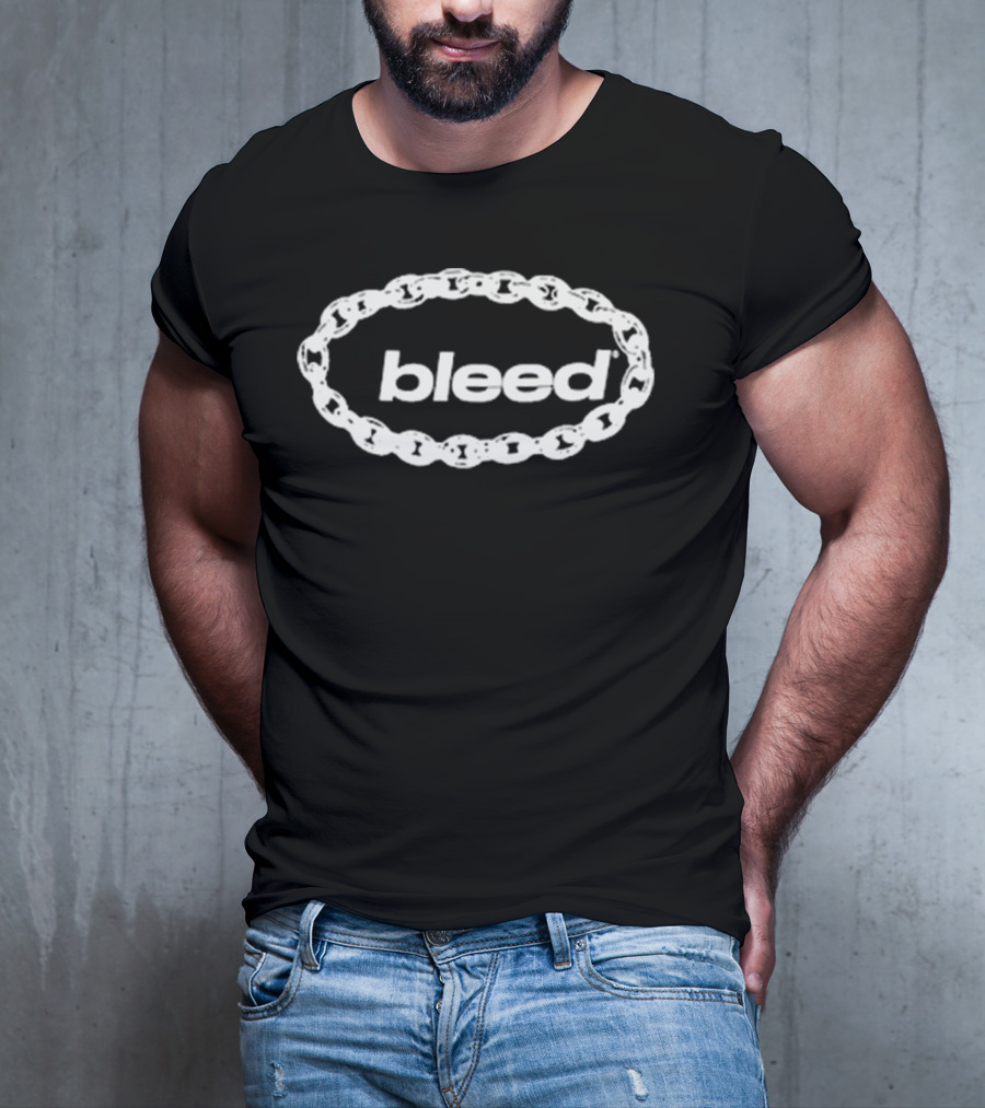 Bleed 214 Chain Circle Emblem T-Shirt