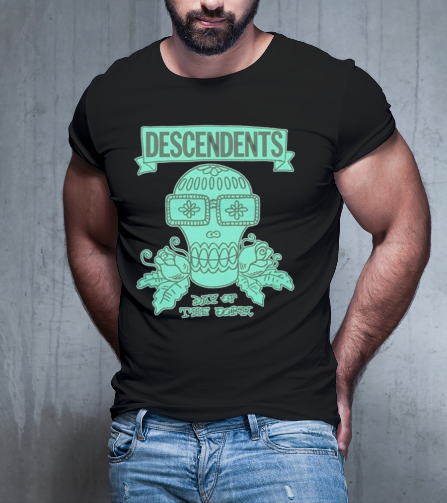 Descendents Day Of The Dork Skull And Roses T-Shirt