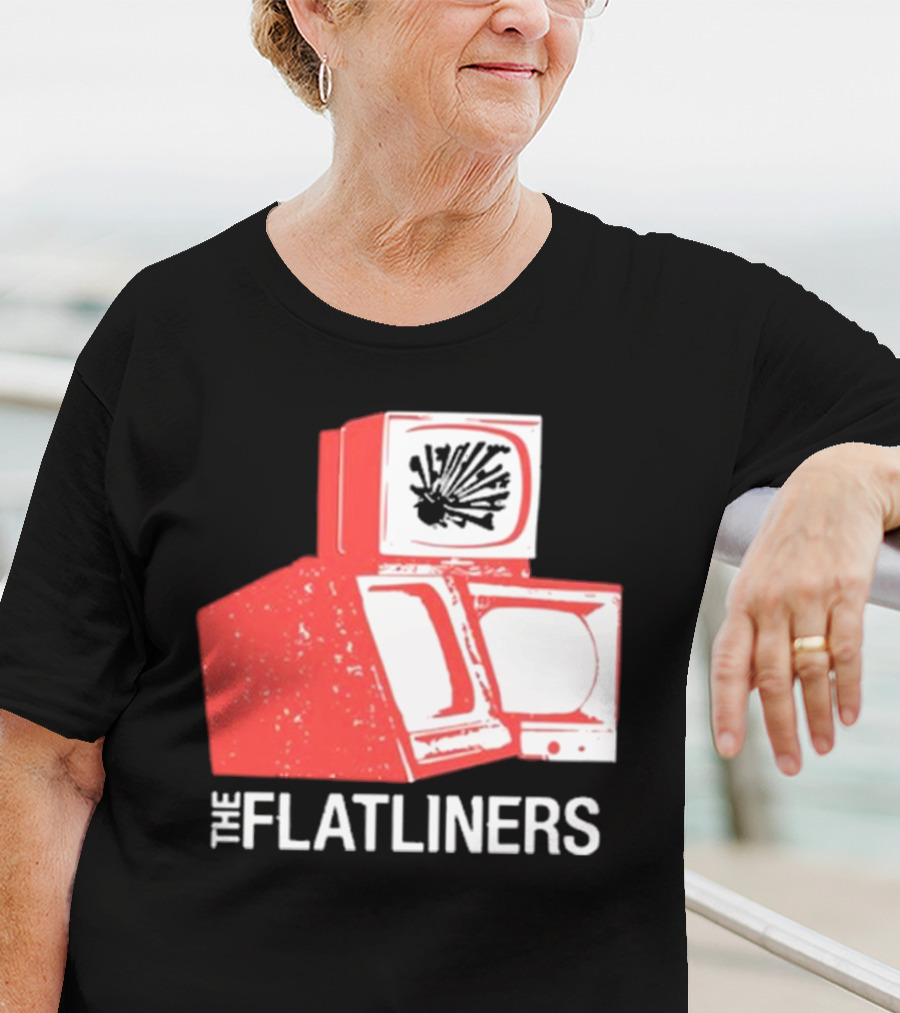 The Flatliners Stacked Static Television Screens T-Shirt