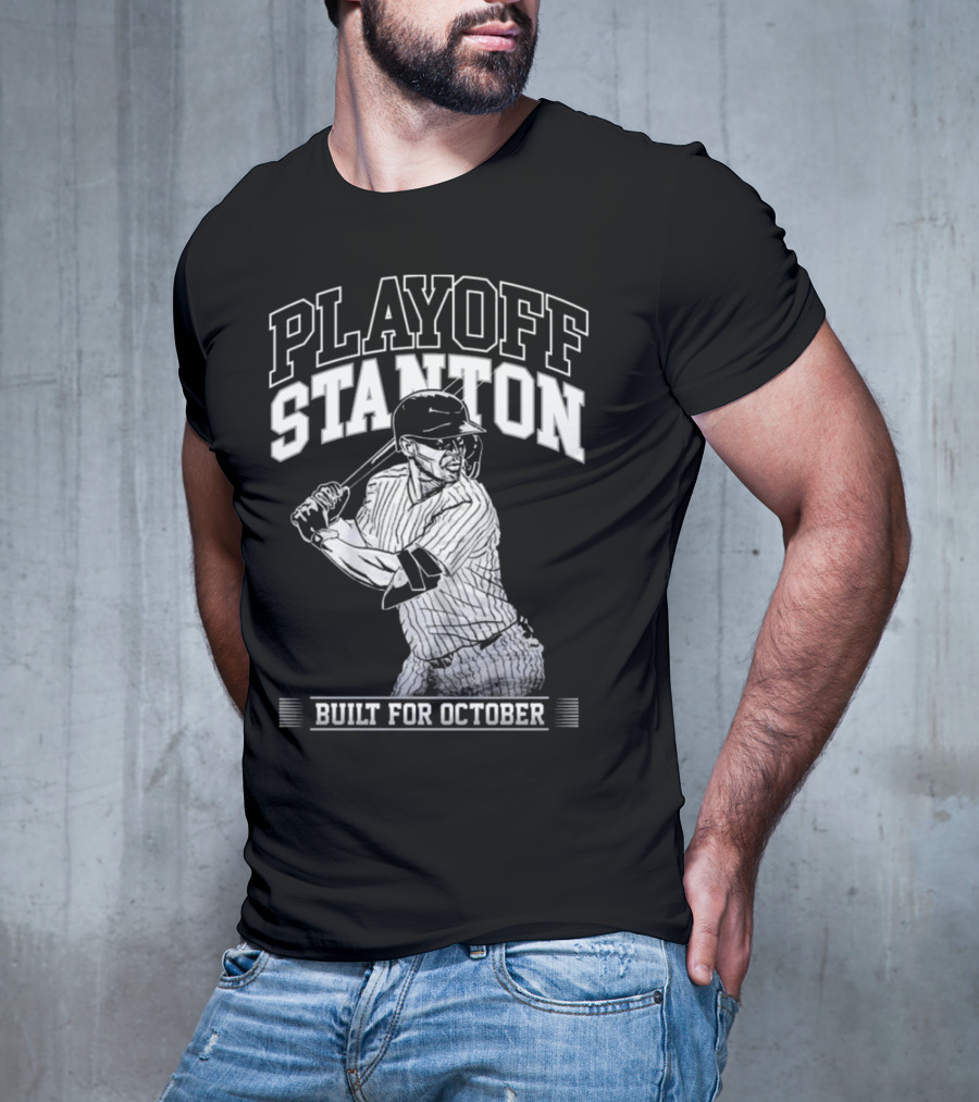 Playoff Stanton Built For October Giancarlo Stanton T-Shirt