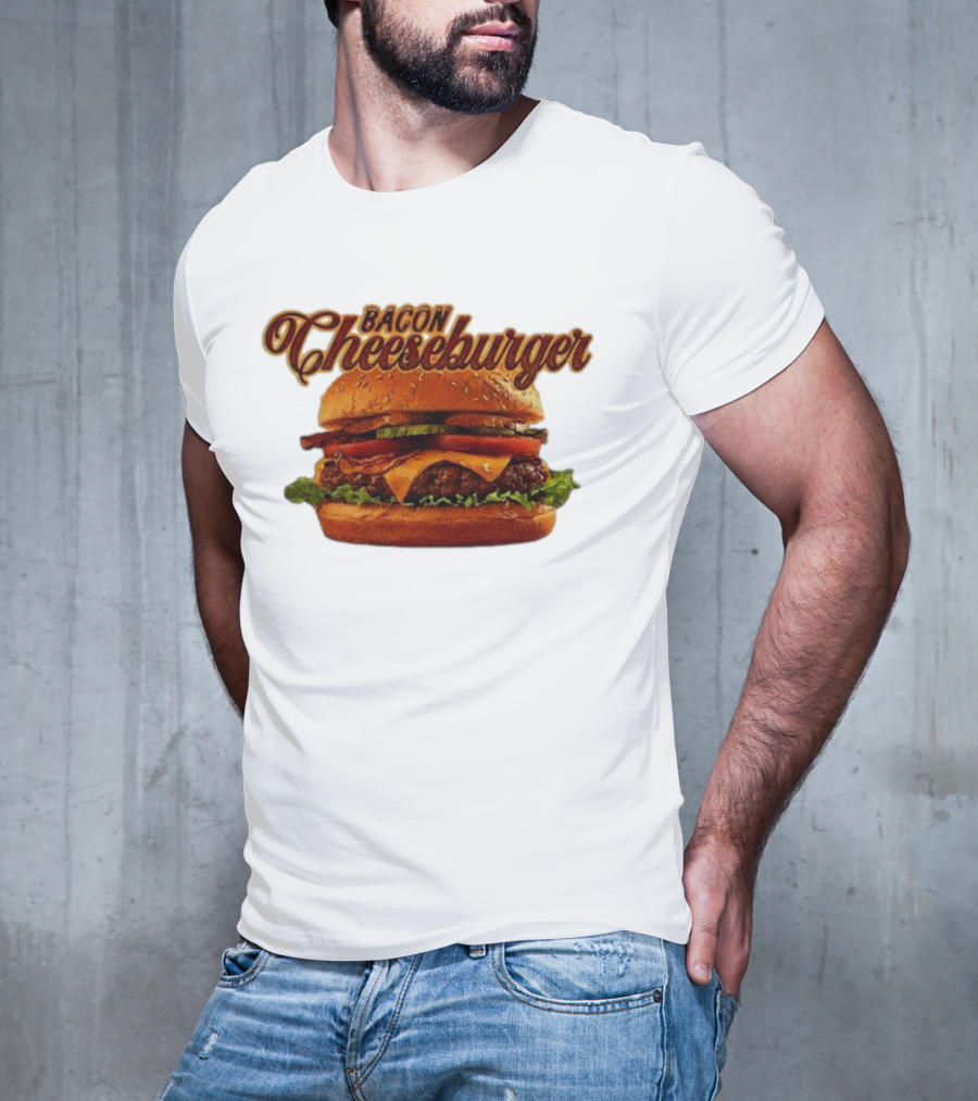 Bacon Cheeseburger Classic Stack T-Shirt