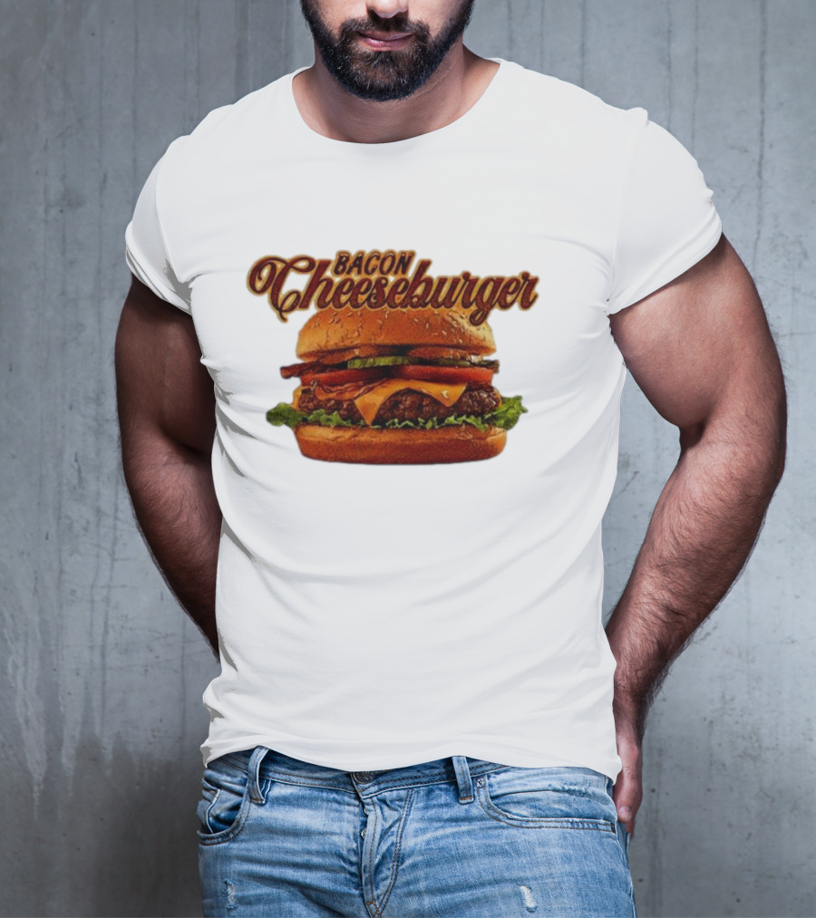 Bacon Cheeseburger Classic Stack T-Shirt