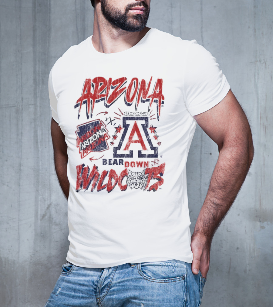 Arizona Wildcats 1885 Bear Down Wildcats T-Shirt