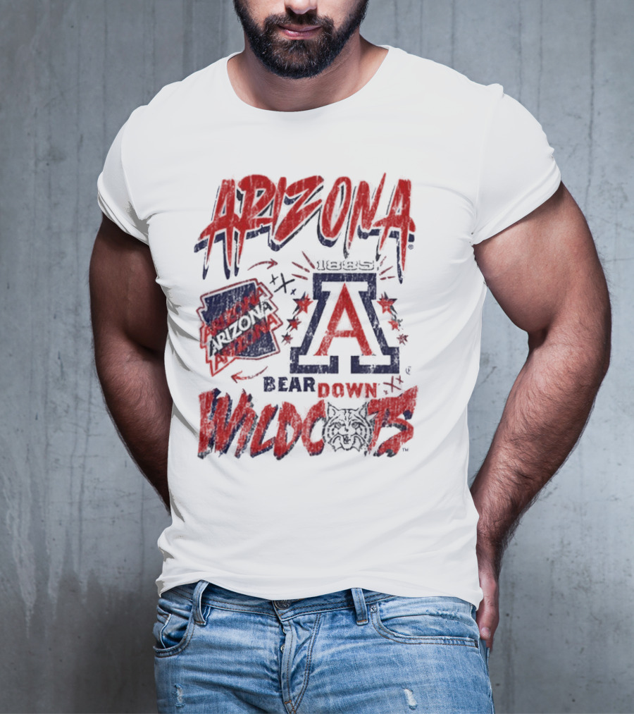 Arizona Wildcats 1885 Bear Down Wildcats T-Shirt