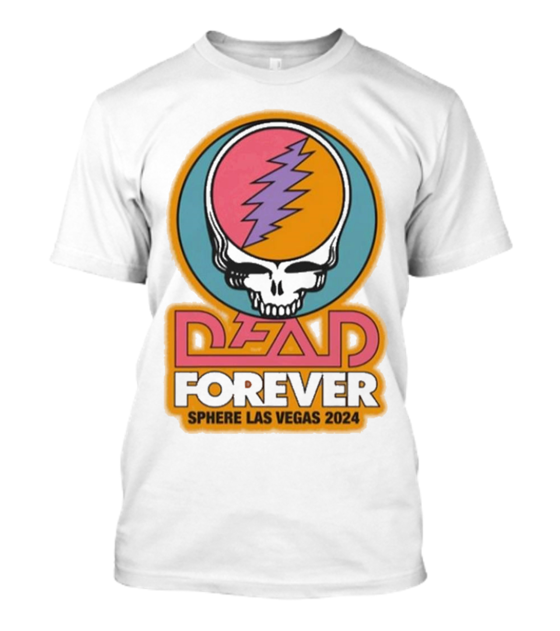 Dead And Company Dead Forever Skull Sphere Las Vegas T-Shirt