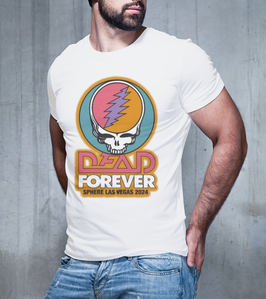 Dead And Company Dead Forever Skull Sphere Las Vegas T-Shirt