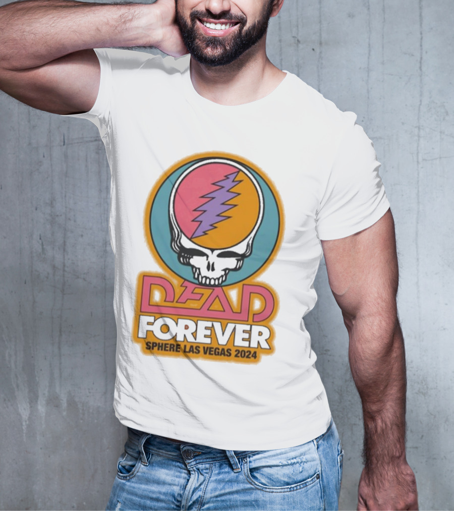 Dead And Company Dead Forever Skull Sphere Las Vegas T-Shirt