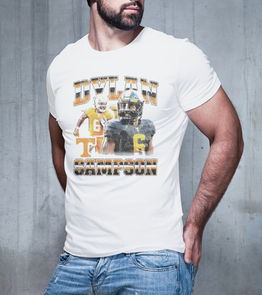 Dylan Sampson Tennessee Volunteers Football Retro 90s T-Shirt