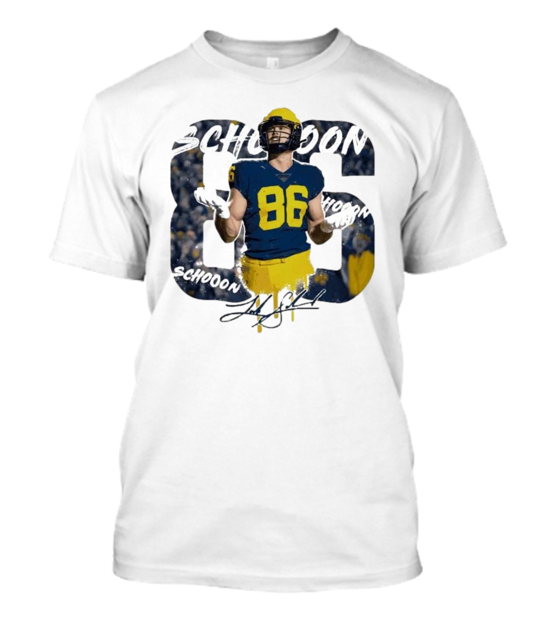 Schoonmaker Number 86 Signature Jersey T-Shirt