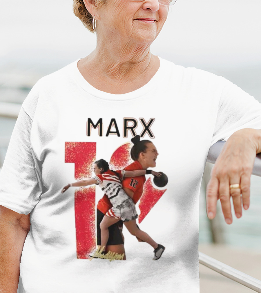 Marx Number 12 Madyson Signature Bowling Action T-Shirt