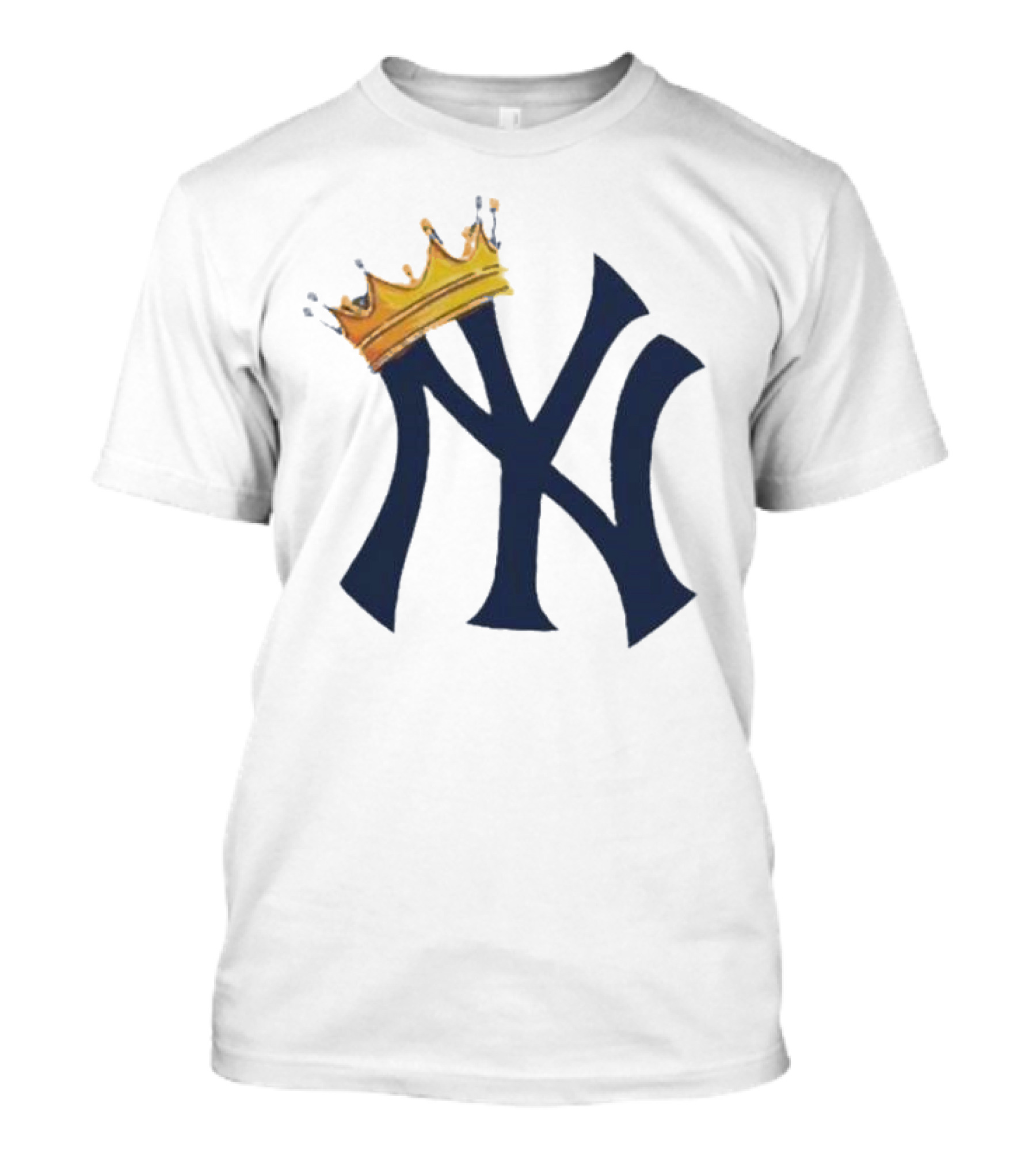 New York Yankees Logo With Crowned King Emblem T-Shirt