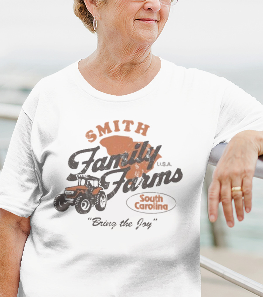 Smith Family Farms USA Bring The Joy South Carolina Tractor T-Shirt