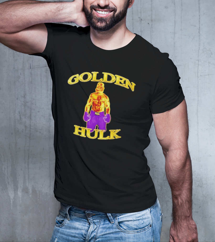 Golden Hulk Boxing Champion Ariel Perez T-Shirt