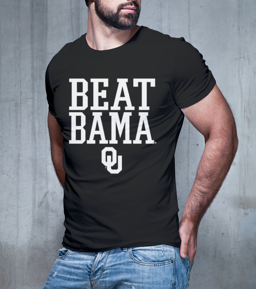 BEAT BAMA OU Oklahoma Sooners T-Shirt