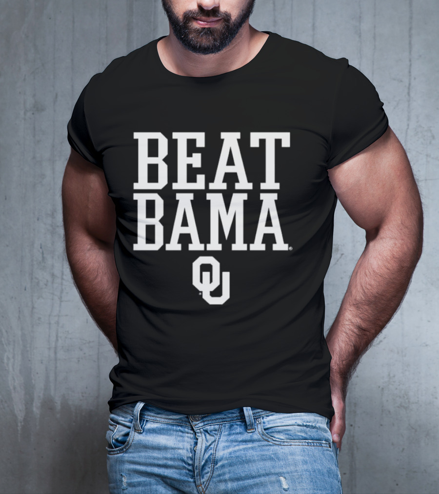 BEAT BAMA OU Oklahoma Sooners T-Shirt