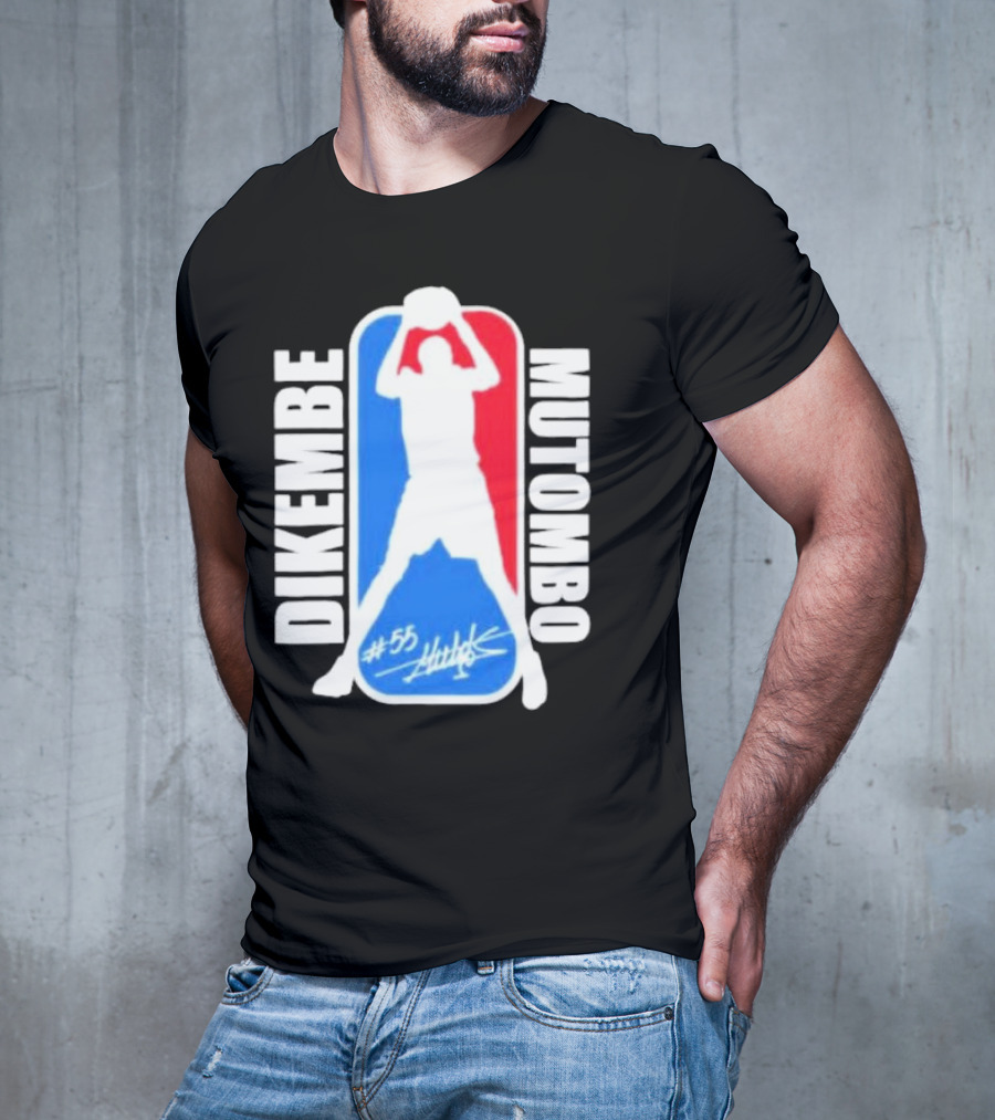 Dikembe Mutombo #55 Signature NBA T-Shirt