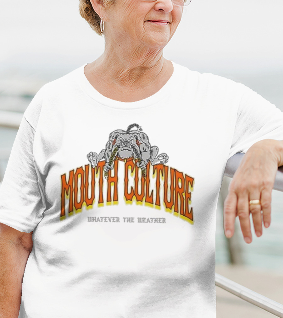 Mouth Culture Whatever The Weather Bulldog T-Shirt
