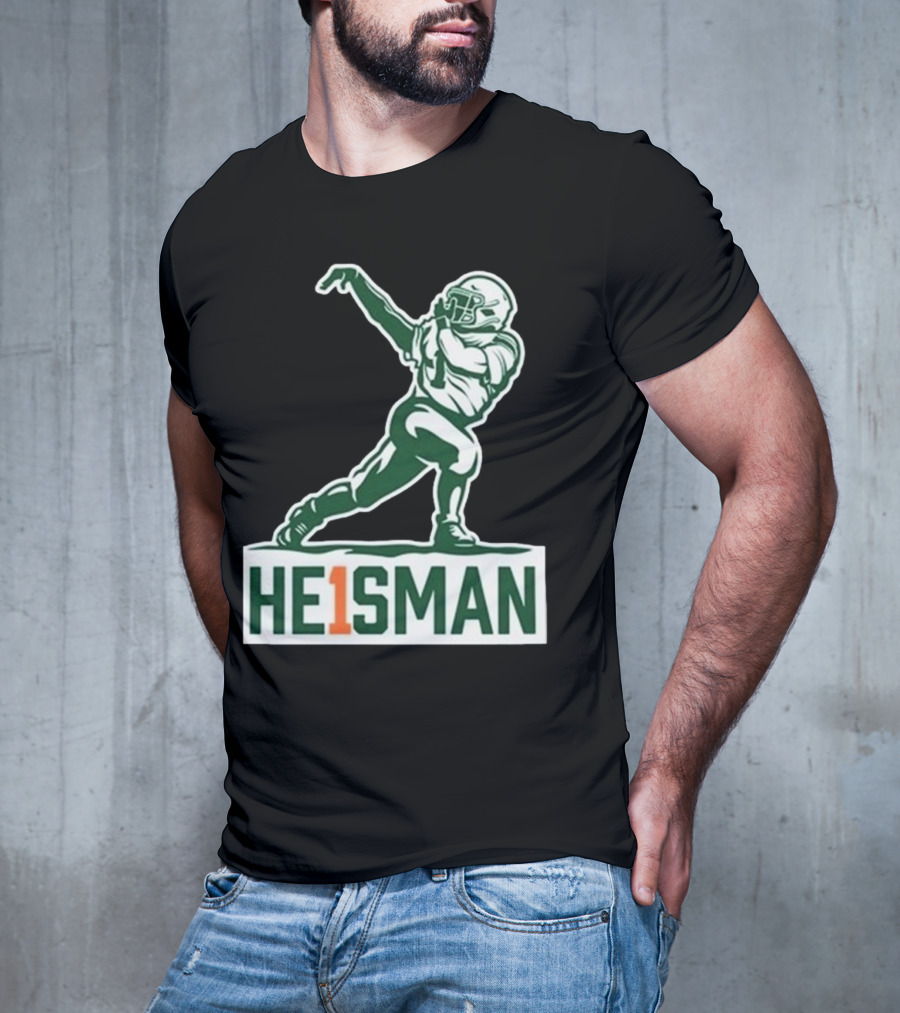 Cam HE1SMAN Football Heisman Pose T-Shirt