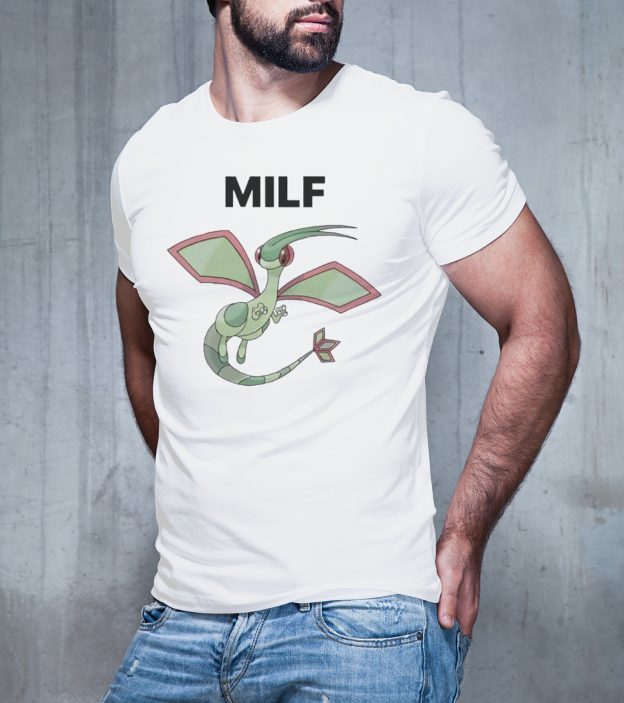 MILF Man I Love Flygon Pokémon Fan Humor T-Shirt