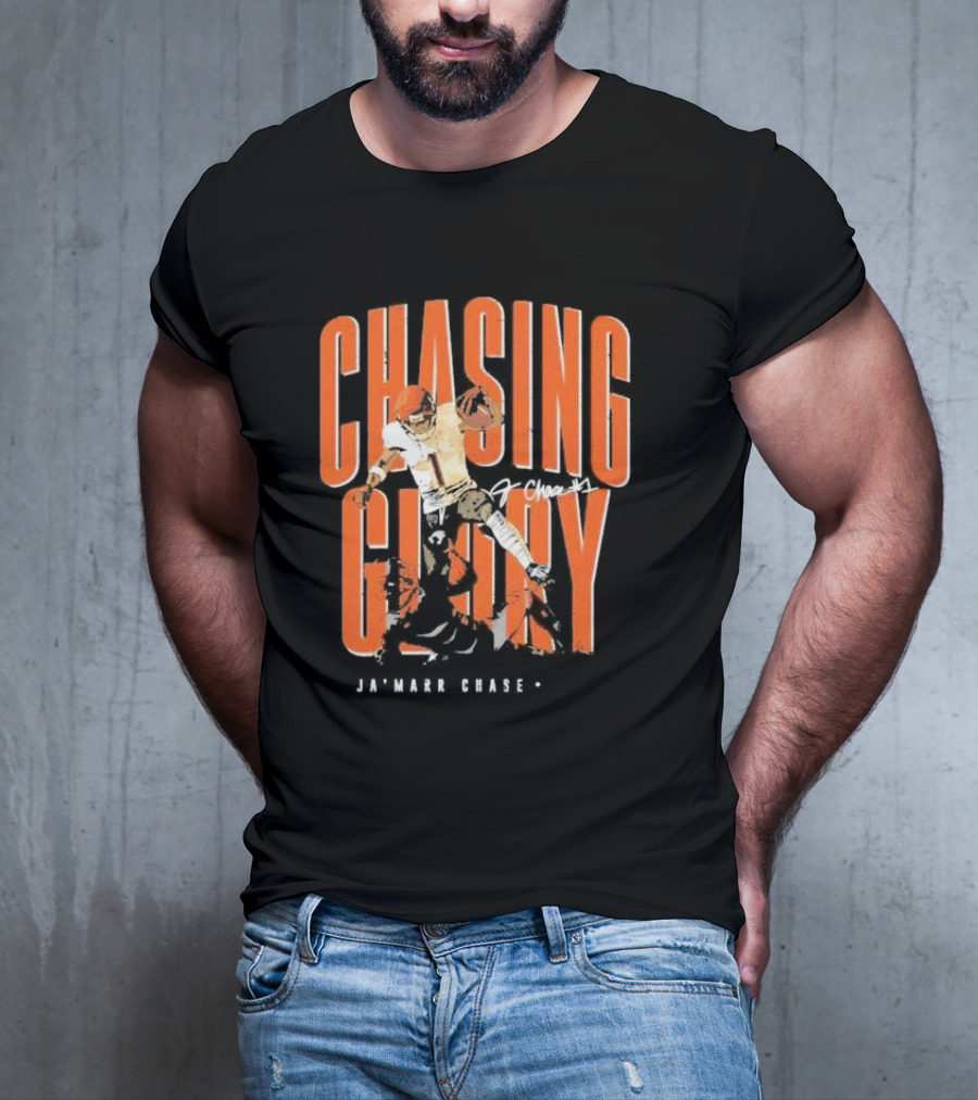 Chasing Glory Ja’Marr Chase Cincinnati Bengals Signature T-Shirt