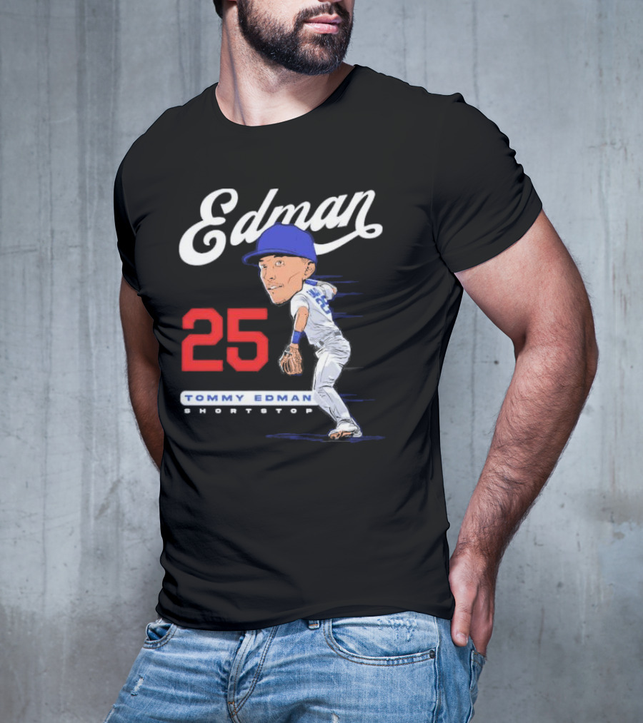 Edman 25 Tommy Edman Shortstop Cartoon T-Shirt