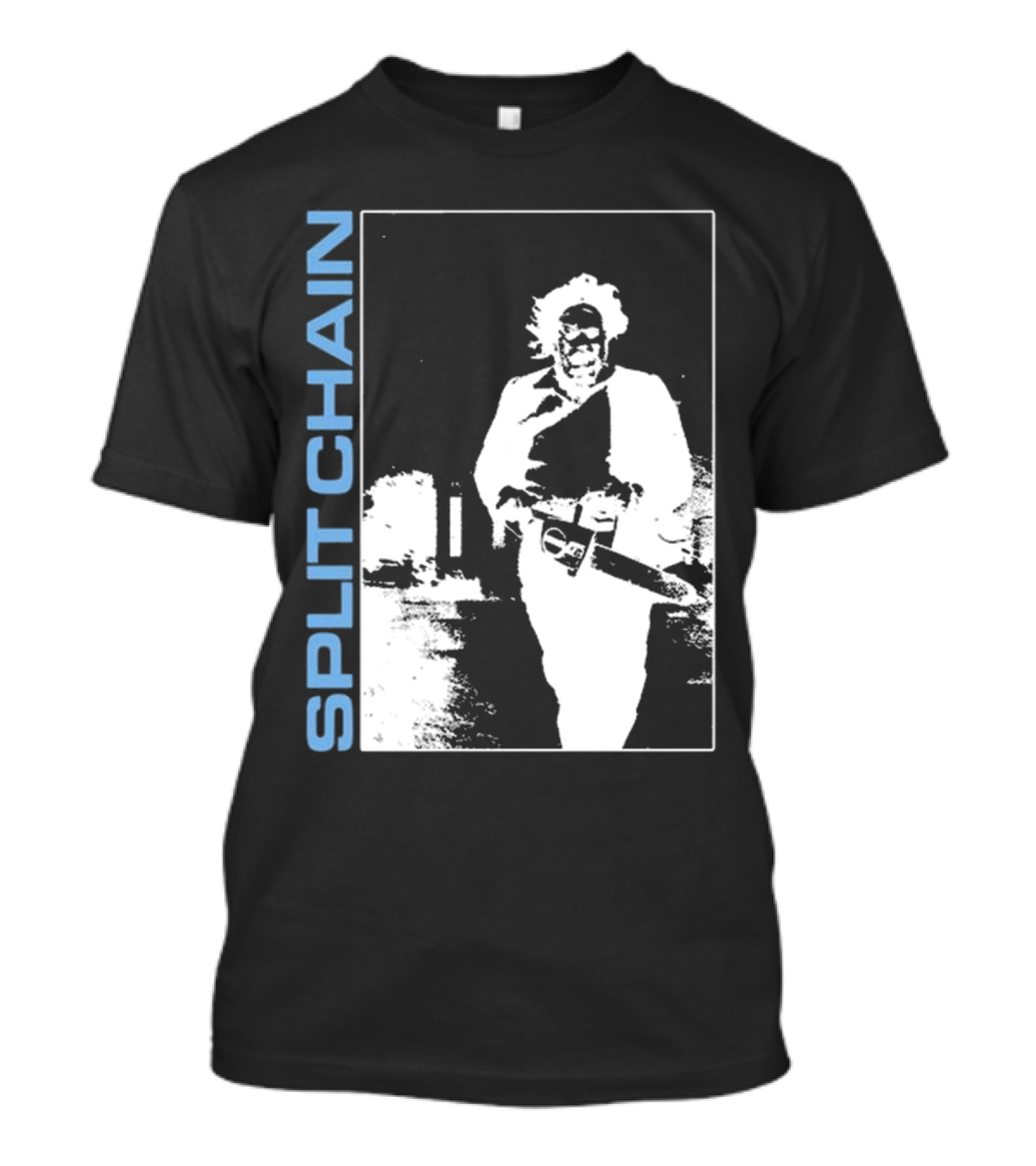 SPLIT CHAIN Chainsaw Runner Monochrome T-Shirt