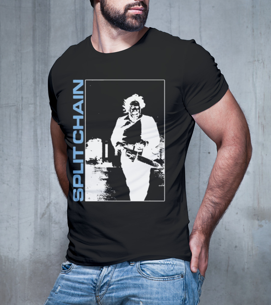 SPLIT CHAIN Chainsaw Runner Monochrome T-Shirt