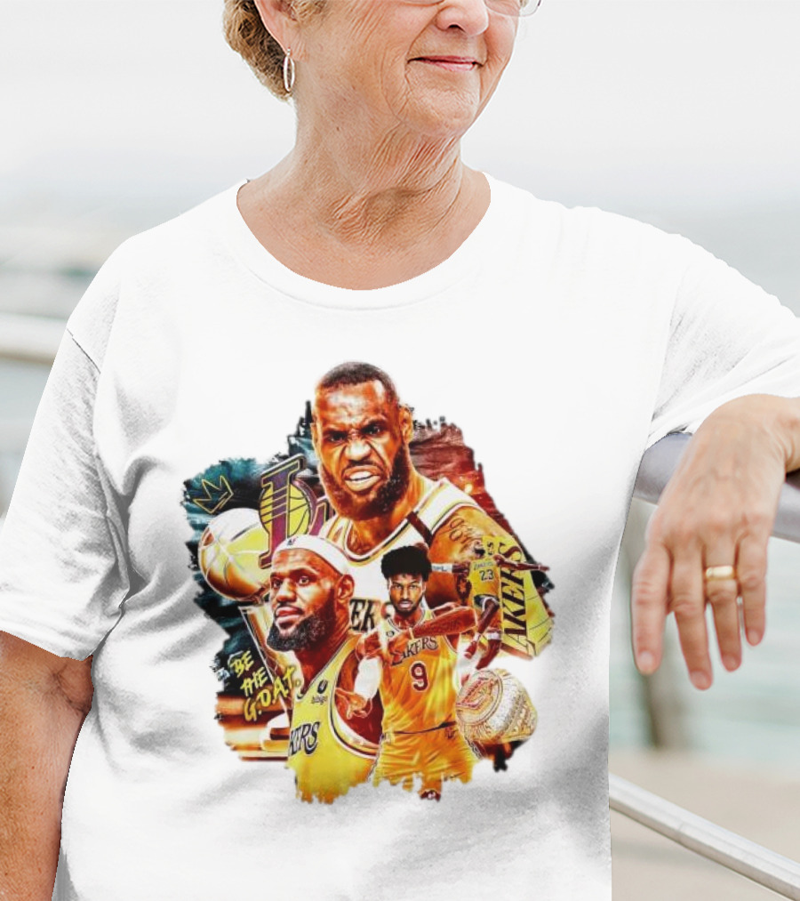 Lebron James Bronny James Lakers Be The Goat T-Shirt