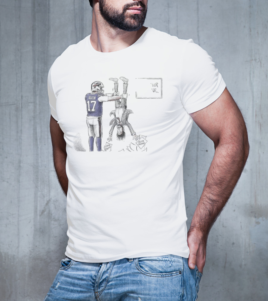 Buffalo Bills Josh Allen Over Throwing Allen Haters T-Shirt