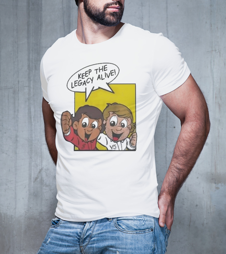 KEEP THE LEGACY ALIVE Boys Characters Speech Bubble T-Shirt