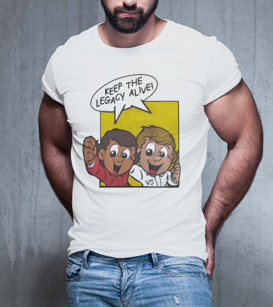 KEEP THE LEGACY ALIVE Boys Characters Speech Bubble T-Shirt