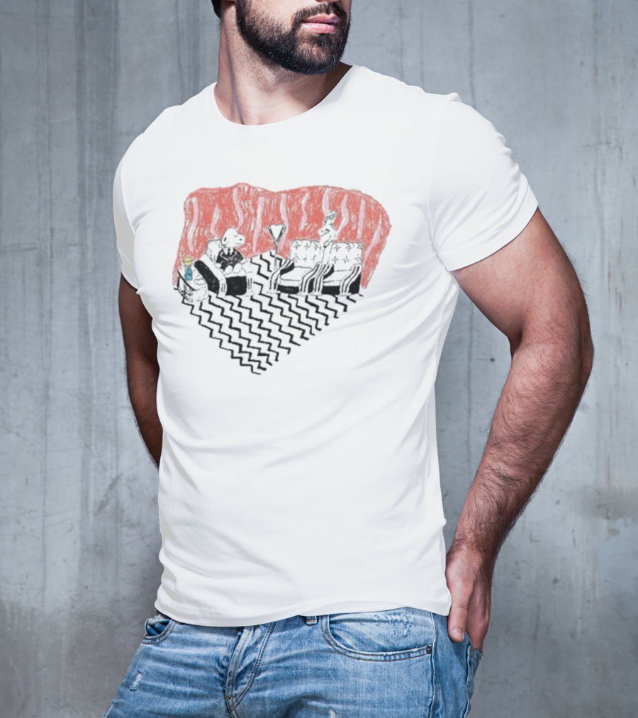 Sandw1tch Dale Snooper Twin Peaks Zigzag Room Scene T-Shirt