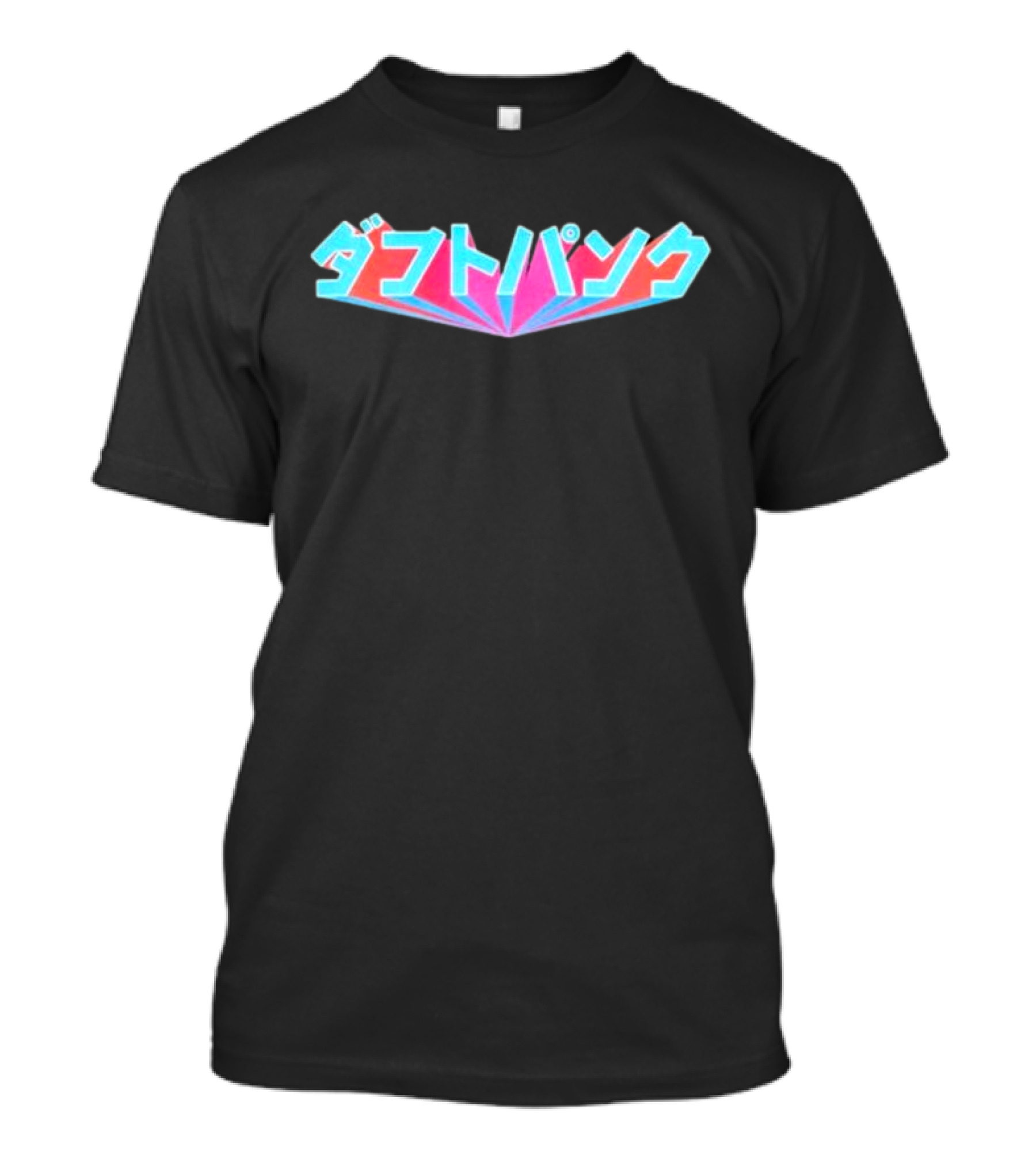 Daft Punk Katakana Retro Neon T-Shirt