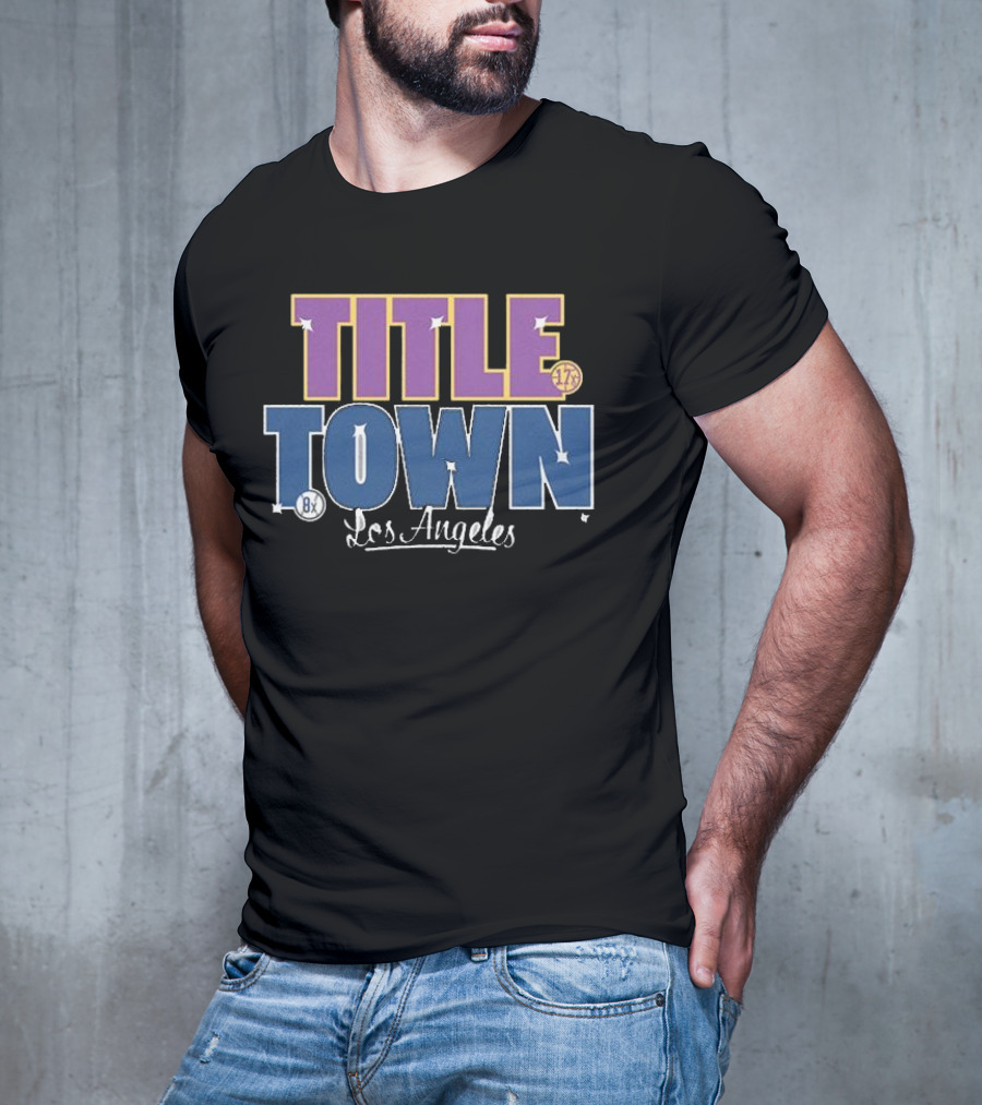 Los Angeles Dodgers 17x 8x Title Town T-Shirt