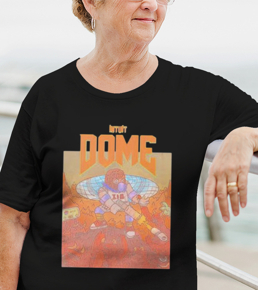 Intuit Dome Futuristic Mascot With Basketball Energy Disc T-Shirt