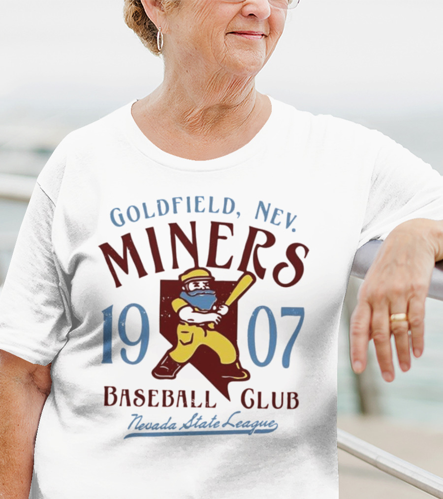 Goldfield Miners 1907 Nevada State League Baseball Club T-Shirt