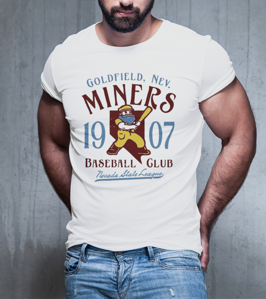 Goldfield Miners 1907 Nevada State League Baseball Club T-Shirt
