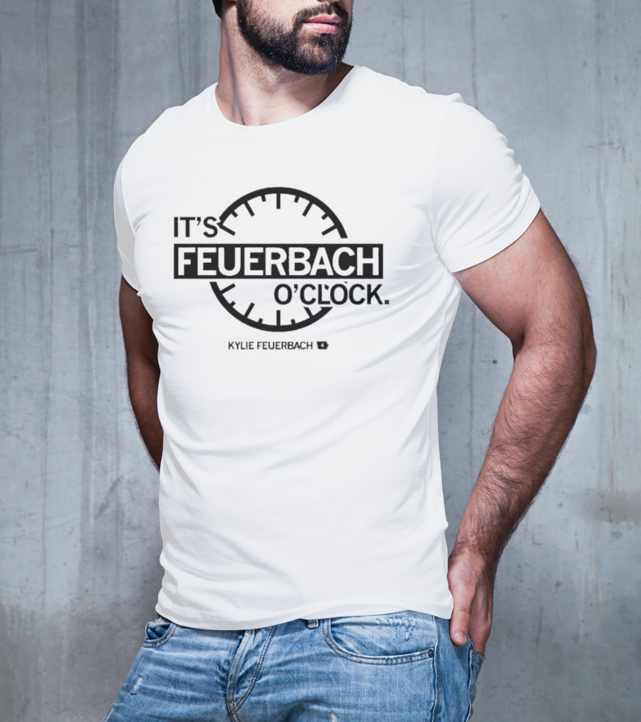 Iowa Hawkeyes It's Feuerbach O'Clock Kylie Feuerbach T-Shirt
