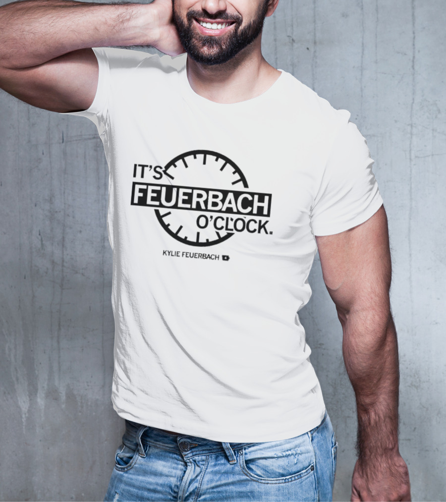 Iowa Hawkeyes It's Feuerbach O'Clock Kylie Feuerbach T-Shirt