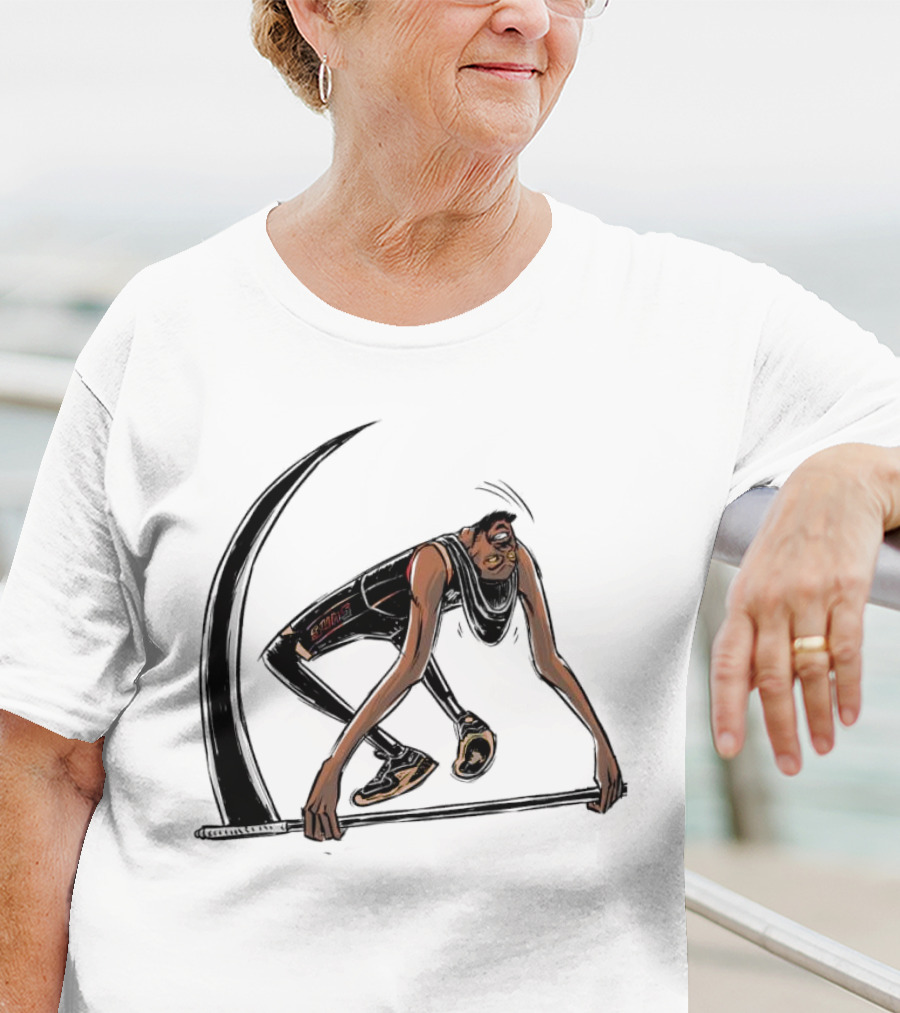 Kevin Durant Phoenix Suns Slim Reaper Cartoon Basketball Star T-Shirt