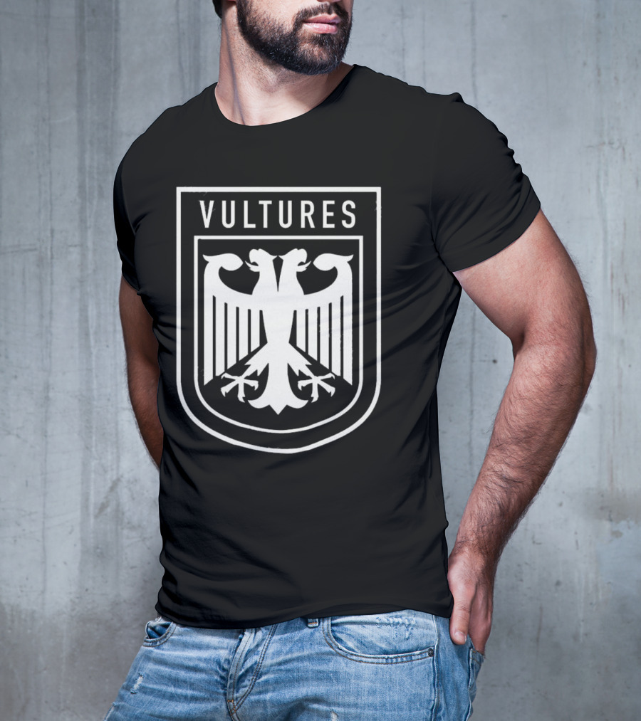 Yeezy Vultures Double-Headed Eagle Emblem T-Shirt